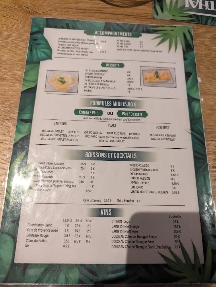 TATA THAI - Menu Image 4