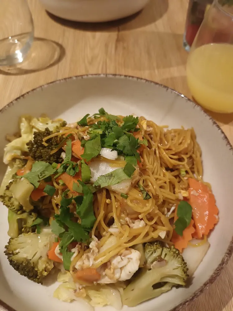Nouilles Sautées Et Légumes